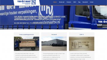 Nieuwe website Van der Maat